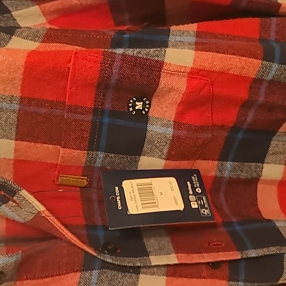 Chaps Brushed Flannel Button Up NWT - Picture 3 of 3
